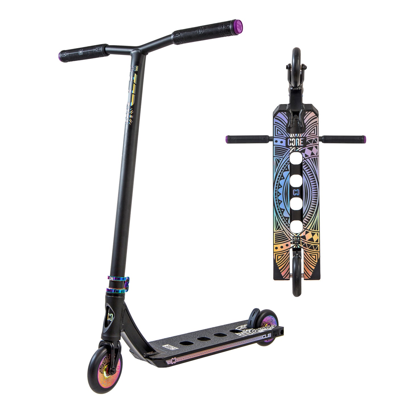 CORE CL1 Complete Scooter - Black/Neo, Ltd.Ed