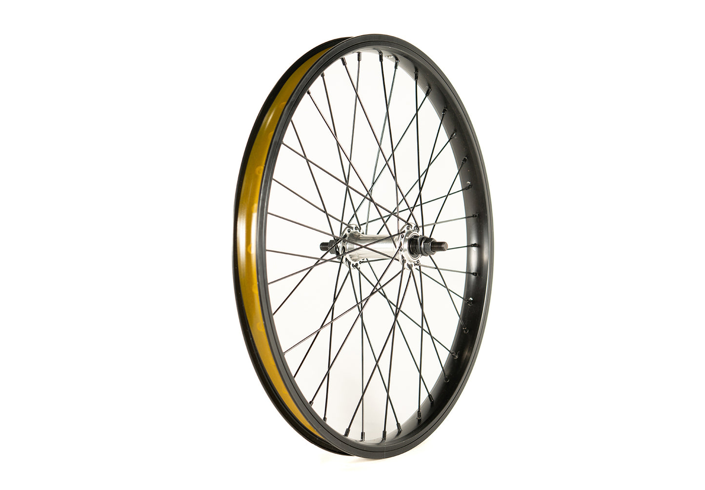 Division Brookside 20" Front BMX Wheel Black/Polished