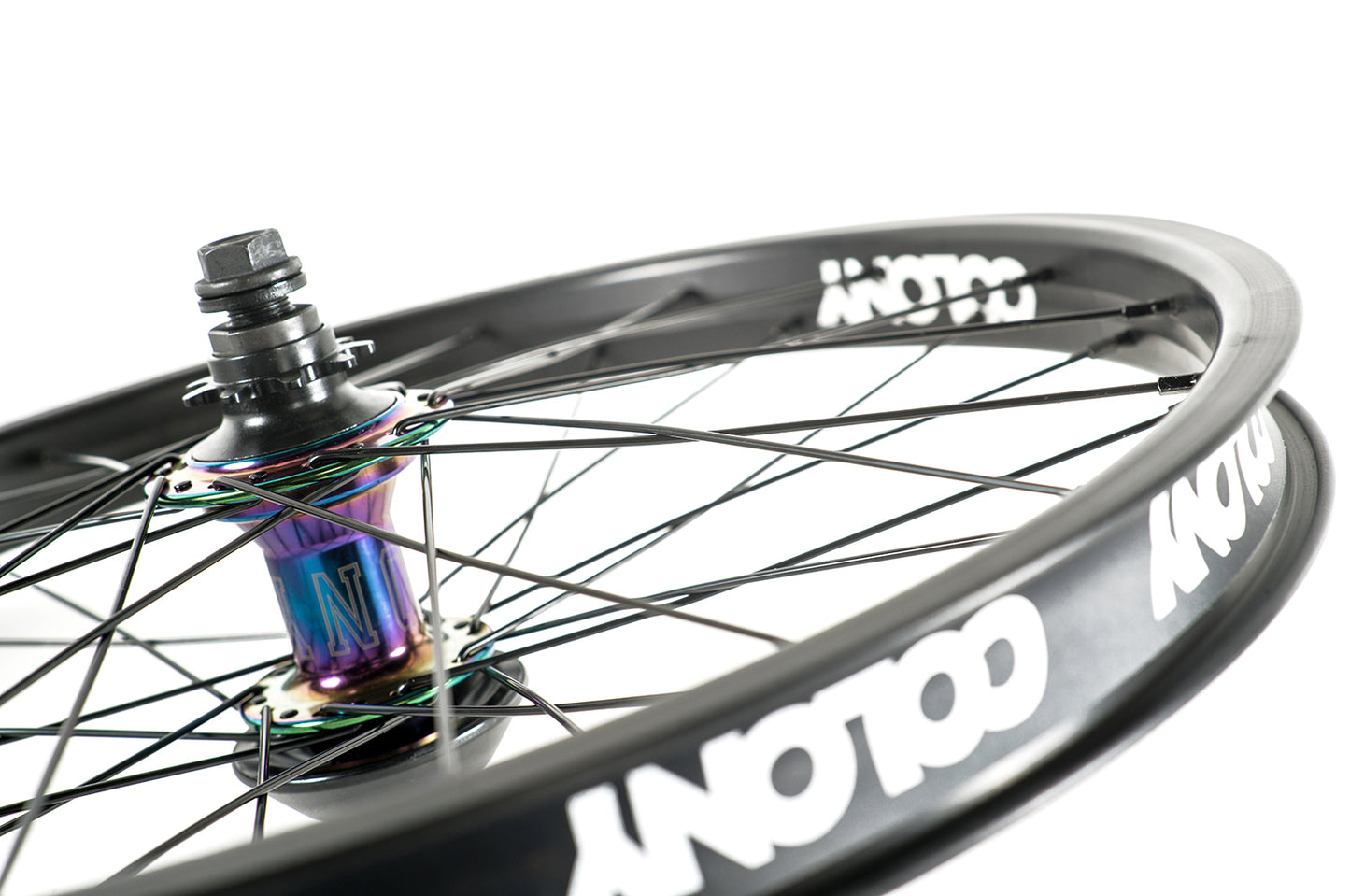 Colony Pintour Rear Wheel LHD Black/Rainbow