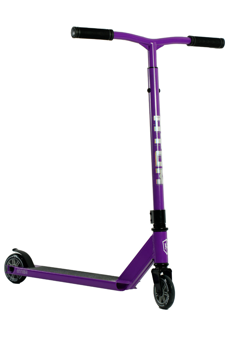 Grit Atom stunt scooter Purple / w Bar Wrapped