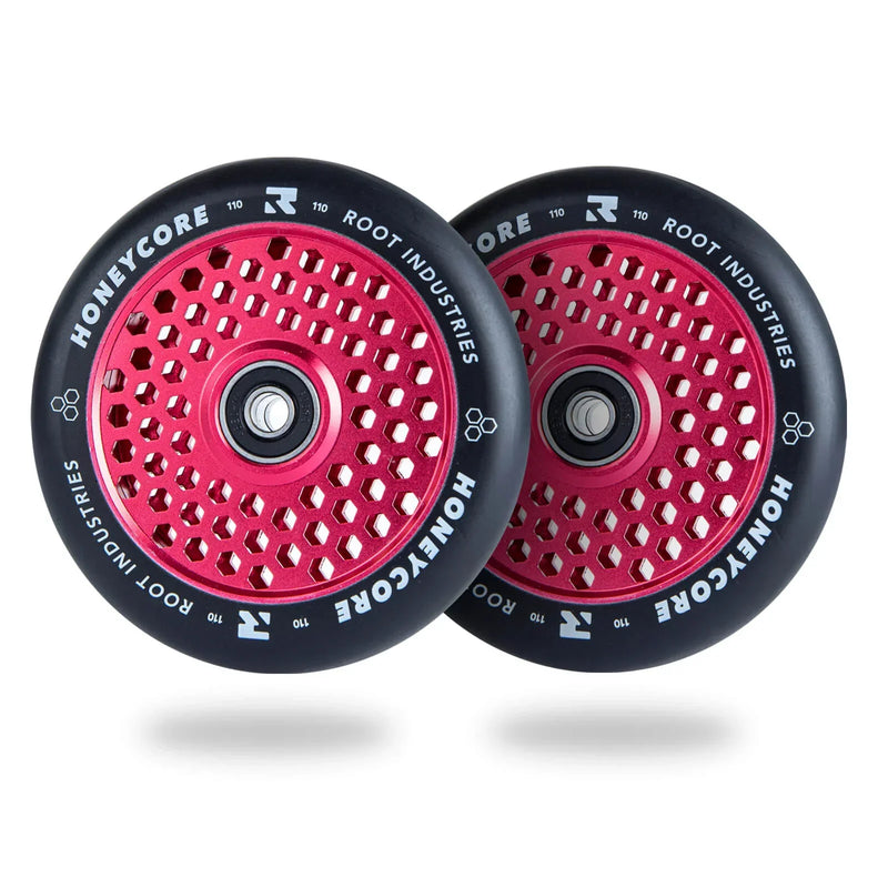 Root Industries HoneyCore 110mm Wheels - Black/Red