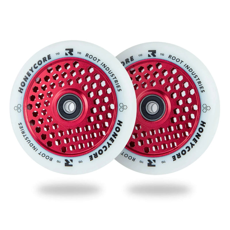 Root Industries HoneyCore 110mm Wheels - White/Red