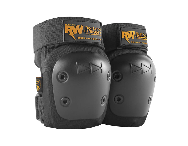 R WILLY x FAST FORWARD Signature Series knee pads, black, size S