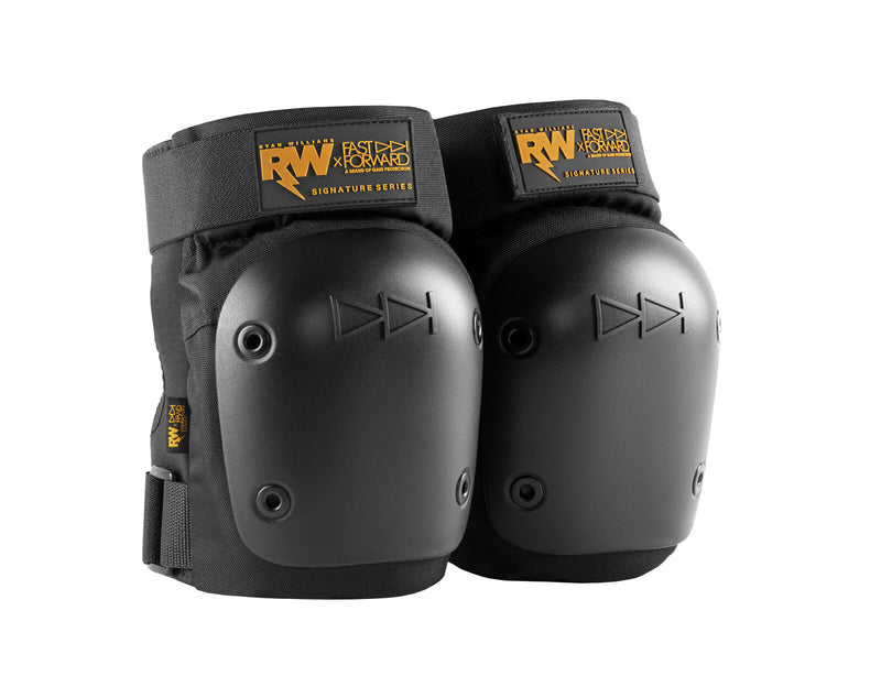 R WILLY x FAST FORWARD Signature Series knee pads, black, size L