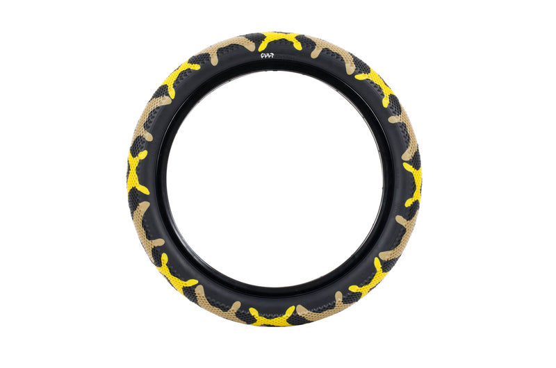 Cult Vans Tyre 20" x 2.4" Yellow Camo