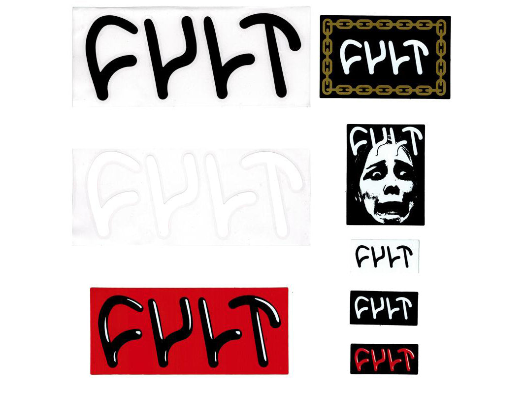 Cult BMX 8 Sticker Pack