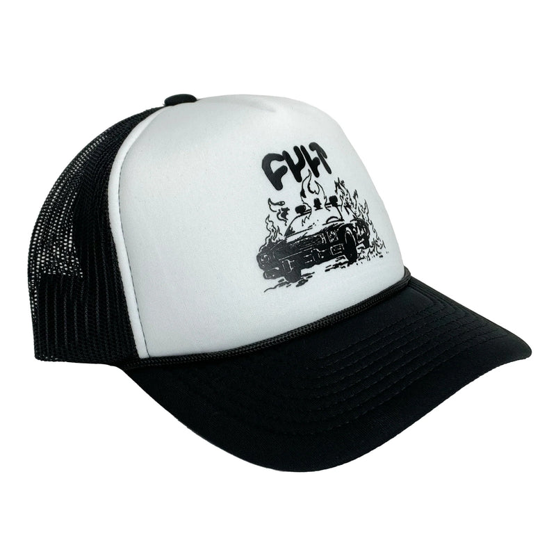Cult BurnItDown Trucker White