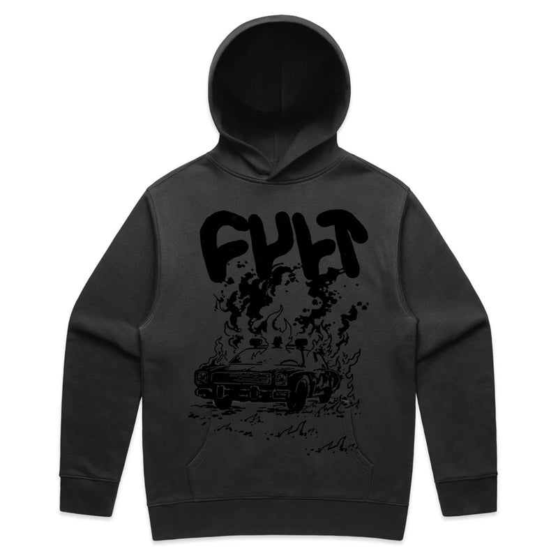 Cult BurnItDown Hood Blk XL