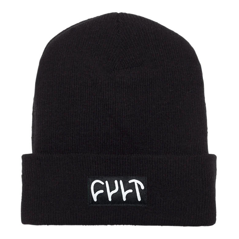 Cult Witness Tight Knit Beanie Black