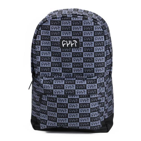 Cult Designer Backpack Bag Black