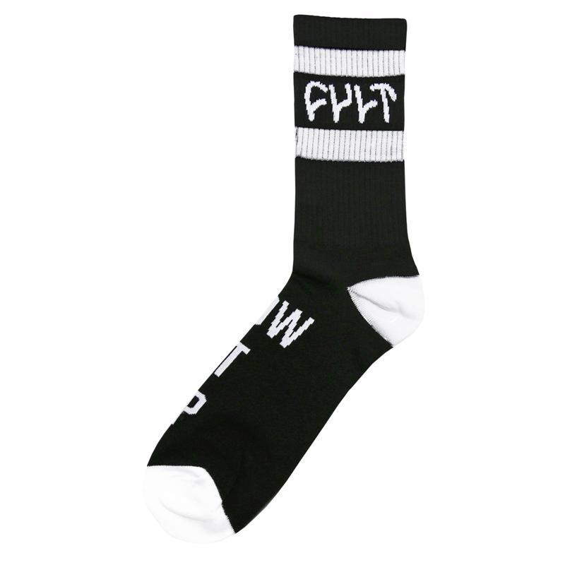 Cult Logo Socks [Colour: Black] [Model: Burn It]