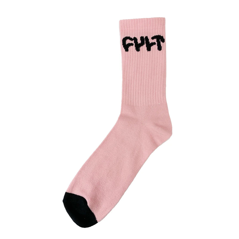 Cult BMX Logo Socks - Pink