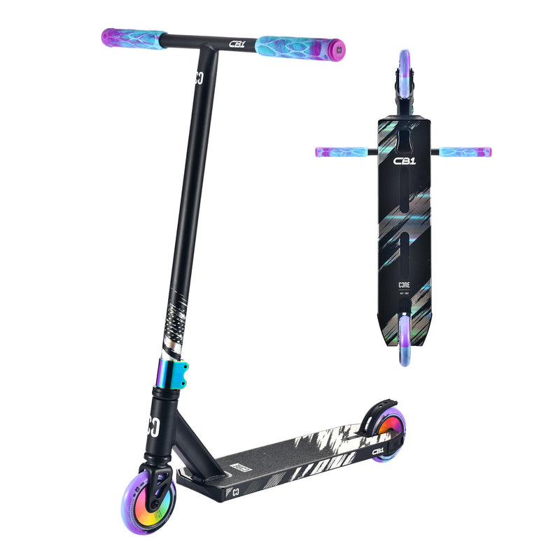 CORE CB1 Beginner Stunt Scooter - Black/ NeoChrome