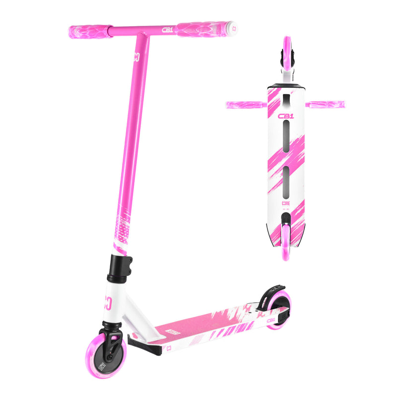 CORE CB1 Beginner Stunt Scooter  - White/ Pink