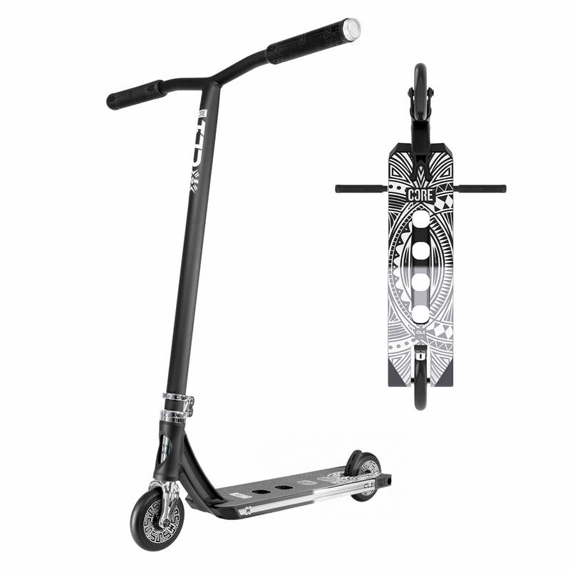 CORE CL1 Complete Scooter - Black / Chrome Split