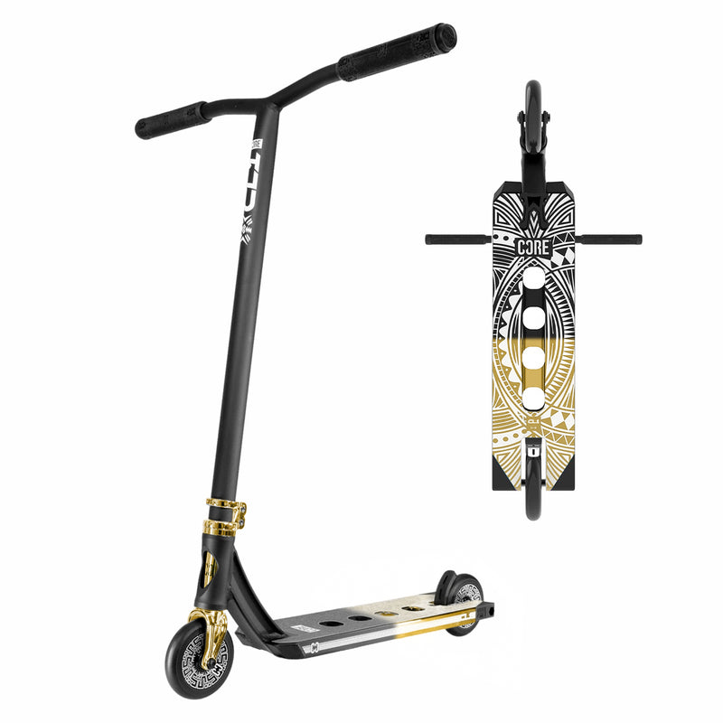 CORE CL1 Complete Scooter - Black / Gold Split
