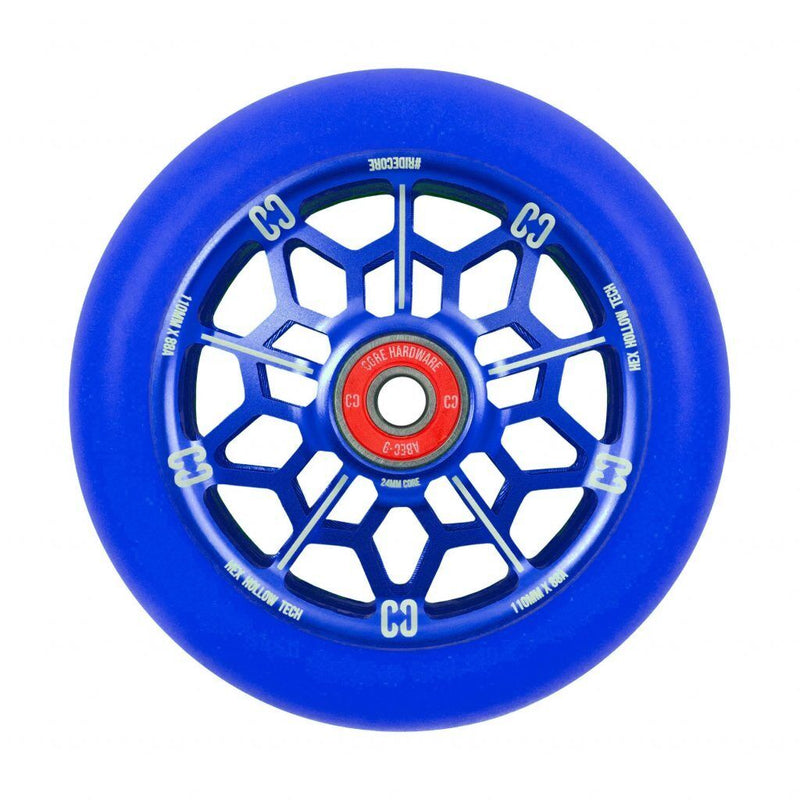 Core HEX HOLLOW Stunt scooter wheel - Navy Blue (single wheel)