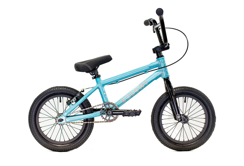 Colony Horizon 14" Micro Freestyle Bike [Clear Teal]