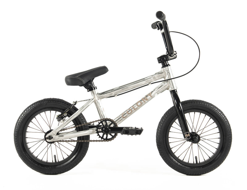 Colony Horizon 14" Micro Freestyle Bike Clear Polished