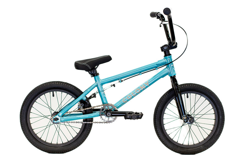 Colony Horizon 16" Micro Freestyle Bike [Clear Teal]
