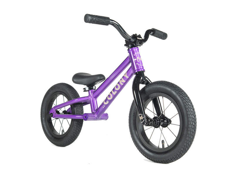 Colony BMX Horizon Alloy Balance Bike 12" Clear Purple - Clear Purple