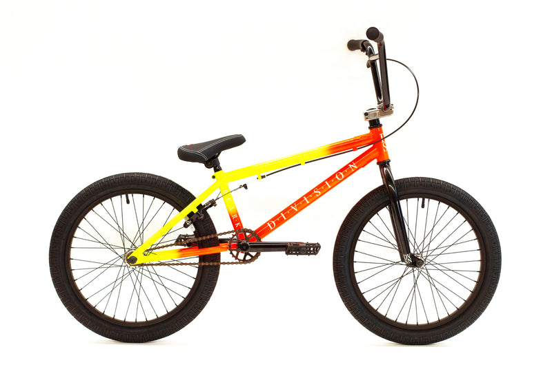 Division Reark Complete Bike Orange Yellow Fade