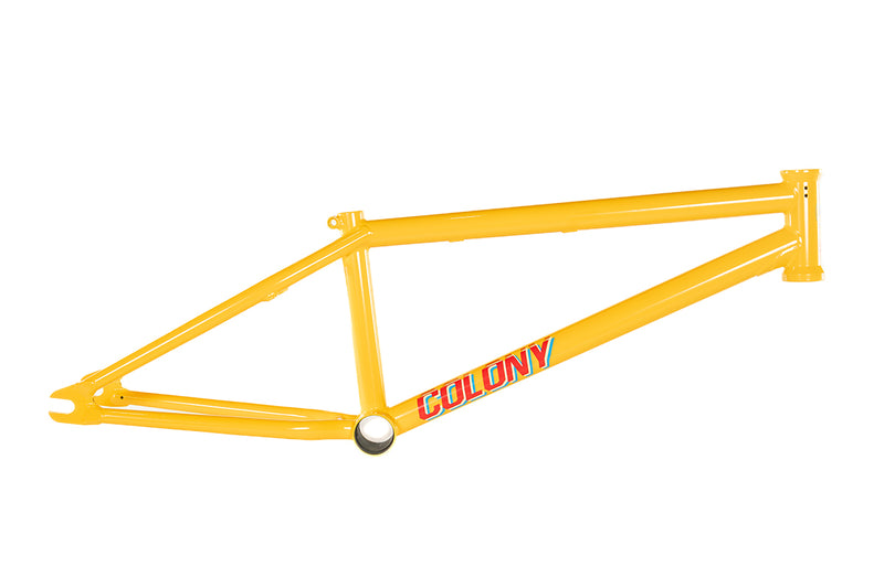 Colony Enishi BMX Frame [Colour: Yellow] [Size: 19.5"]