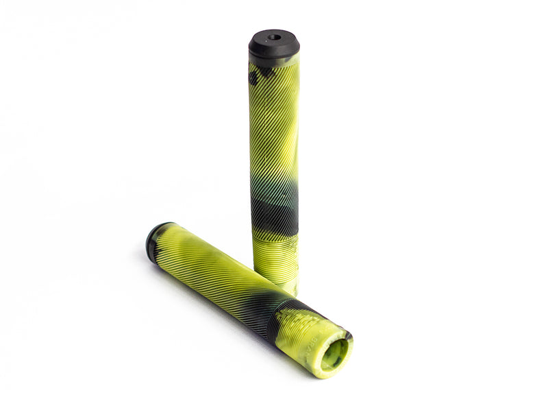 Division Sierra BMX Grips [Colour: Lime Swirl]