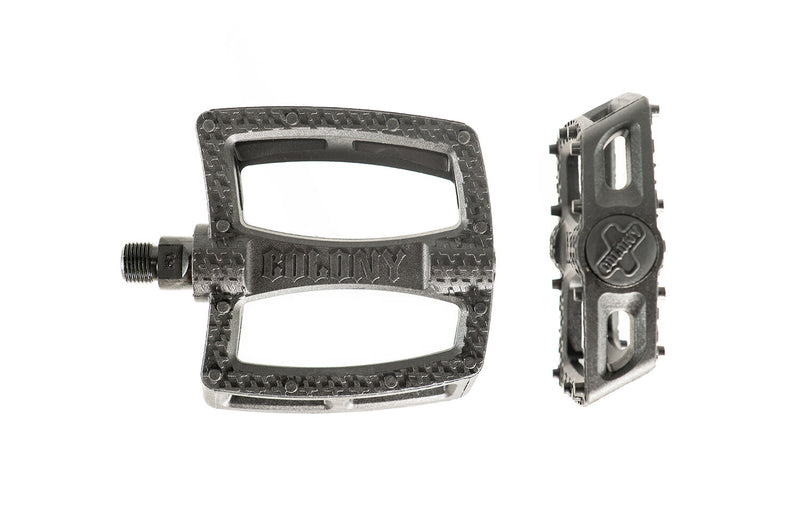 Colony Fantastic Plastic Pedals Black/Black