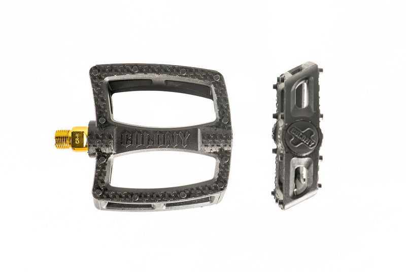 Colony Fantastic Plastic Pedals Black/Gold