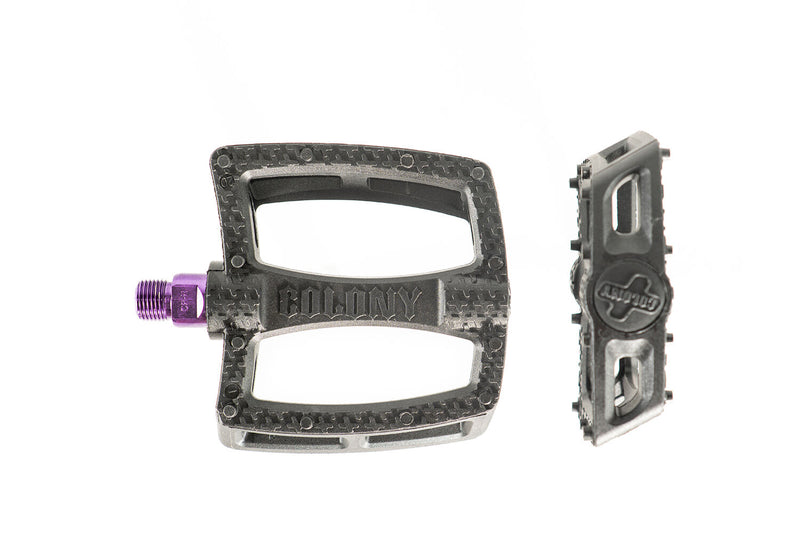 Colony Fantastic Plastic Pedals Black/Purple