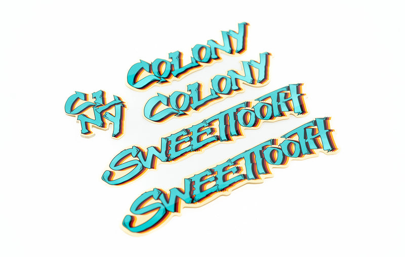 Colony BMX Sweet Tooth Frame Sticker Kit