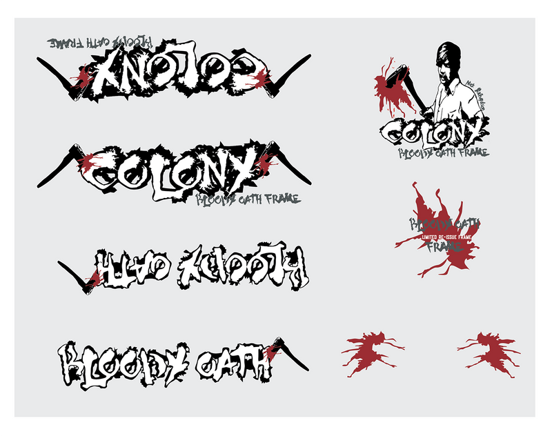 Colony Bloody Oath Frame Sticker Kit