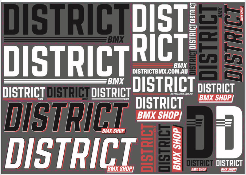 Custom Made Bike Shop Sticker Packs