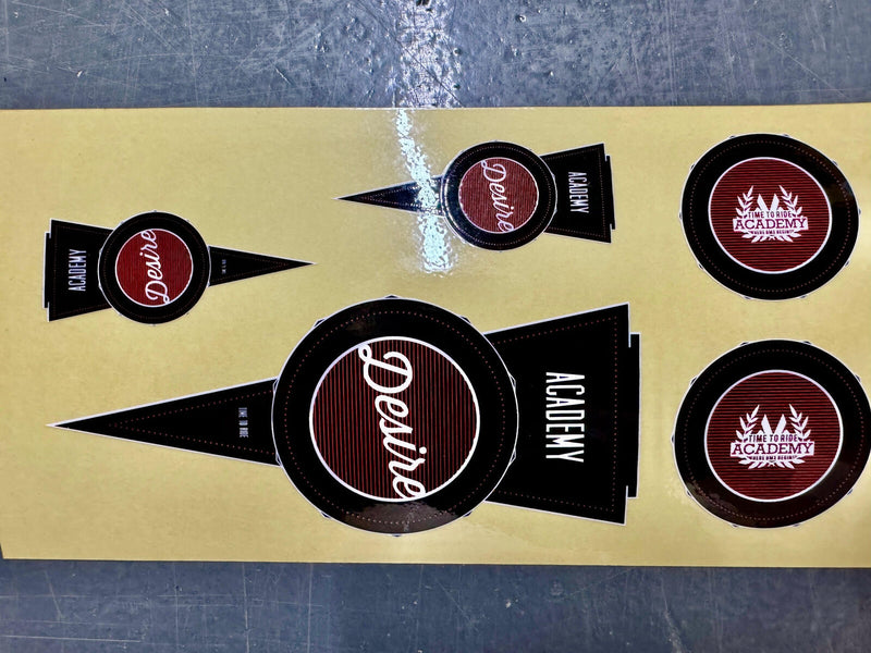 Academy Desire 2014 Sticker Pack Red / Black - 2014 Red / Black
