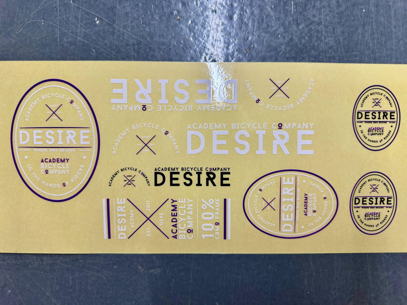 Academy Desire 2016 Sticker Pack Purple / White - 2016 Purple / White
