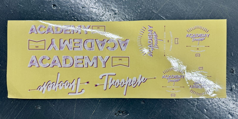 Academy Trooper 2016 Sticker Pack White/Purple - 2016 White/Purple