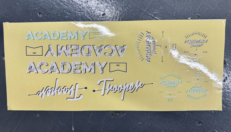 Academy Trooper 2016 Sticker Pack White/Green - 2016 White/Green