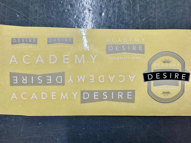 Academy Desire 2017 Sticker Pack Grey - 2017 Grey