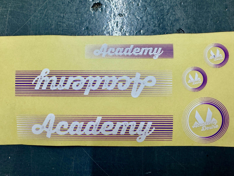 Academy Desire 2017 Sticker Pack Purple / Grey - 2017 Purple / Grey