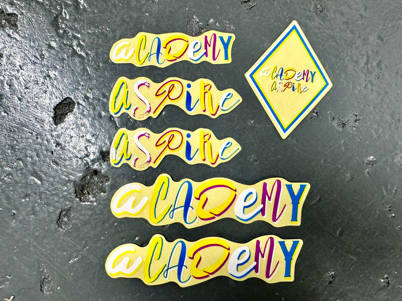 Academy Aspire Bike Sticker Kit - 2020 Multi Colour