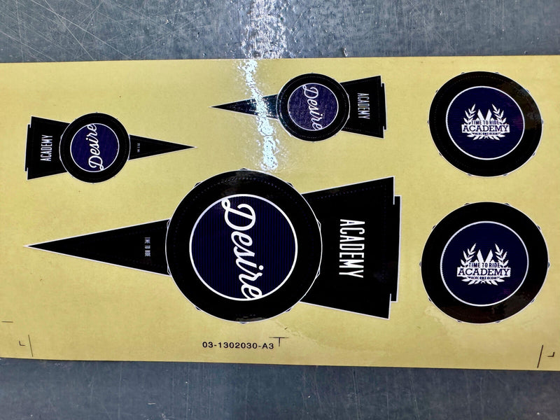 Academy Desire 2015 Sticker Pack Purple - 2015 Purple