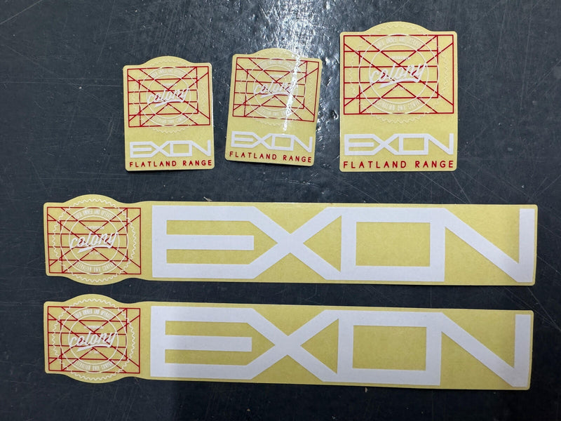 Colony BMX EXON Frame Sticker Kit White - 2015 White
