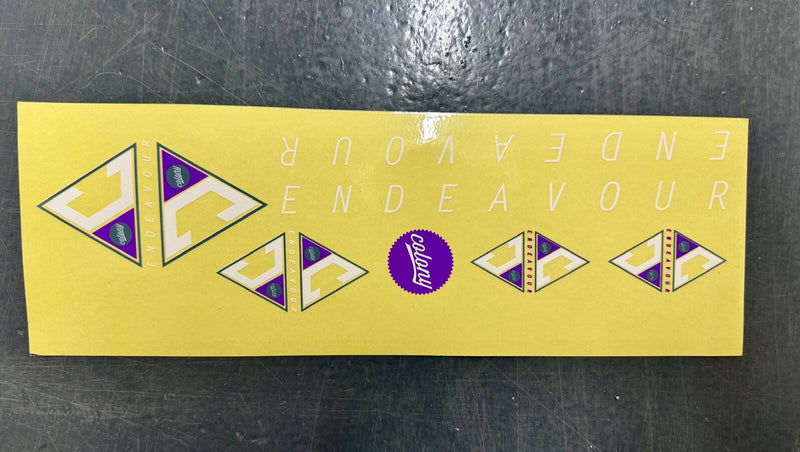 Colony Endeavour 2017 Sticker Set Purple/White - 2017 Purple/White