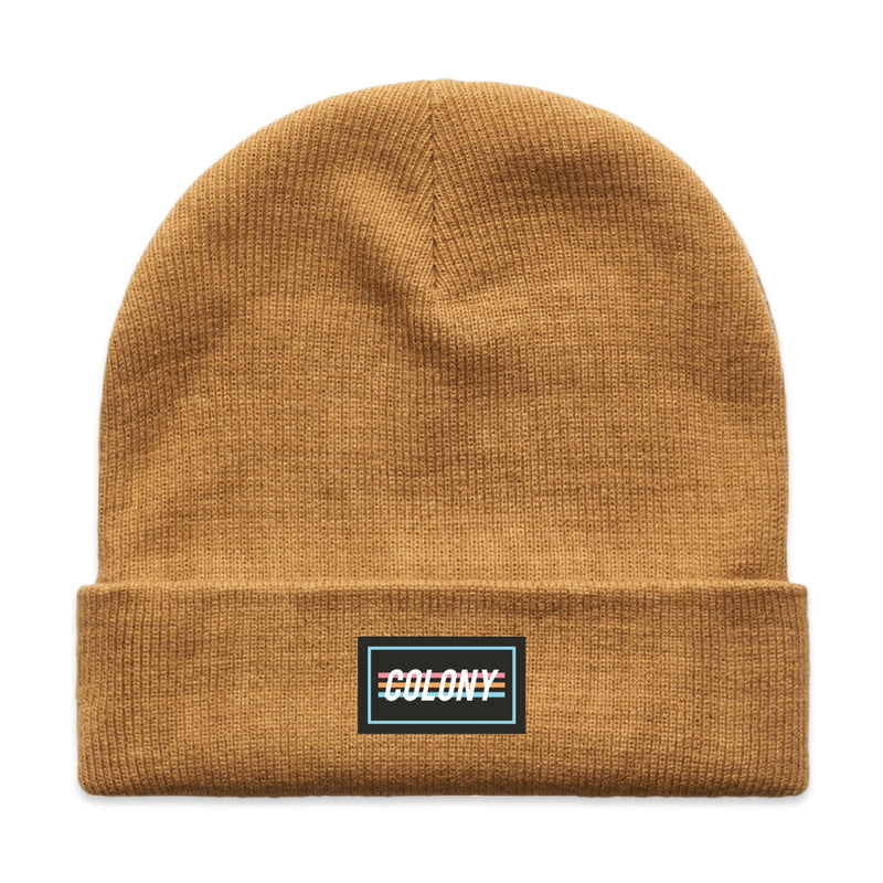 Colony Cuffed Beanie [Colour:  Camel]