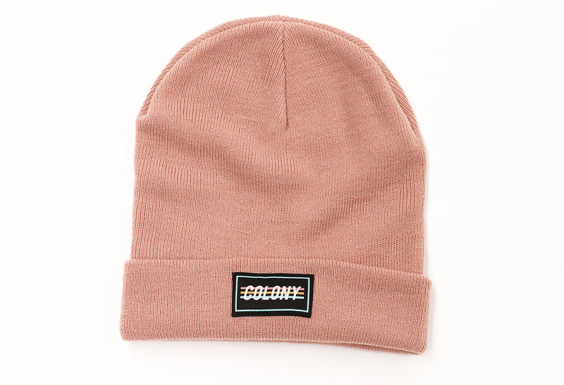 Colony Cuffed Beanie - Pink