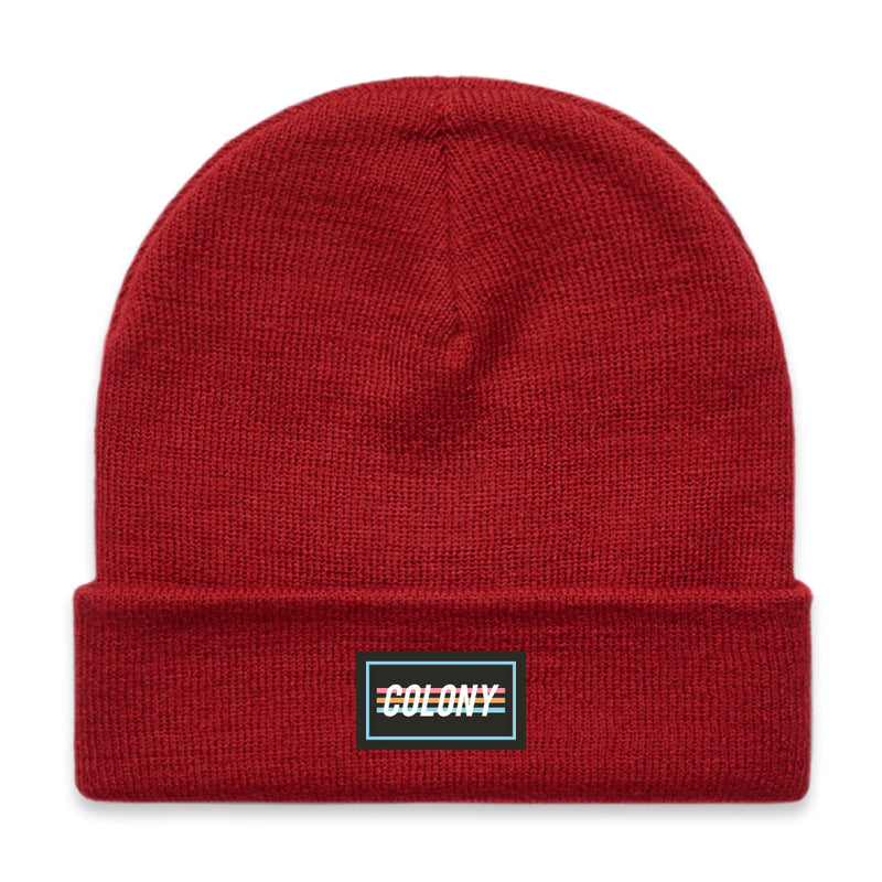 Colony Cuffed Beanie - Cardinal Red
