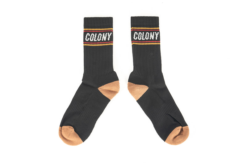 Colony BMX Logo Socks Black