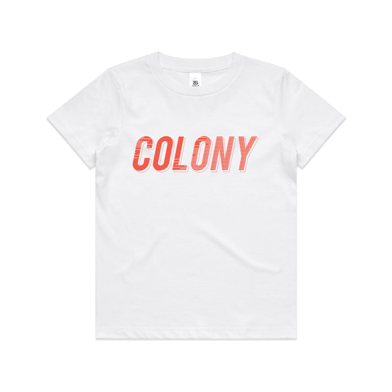 Colony Momentum Tee White Youth 10