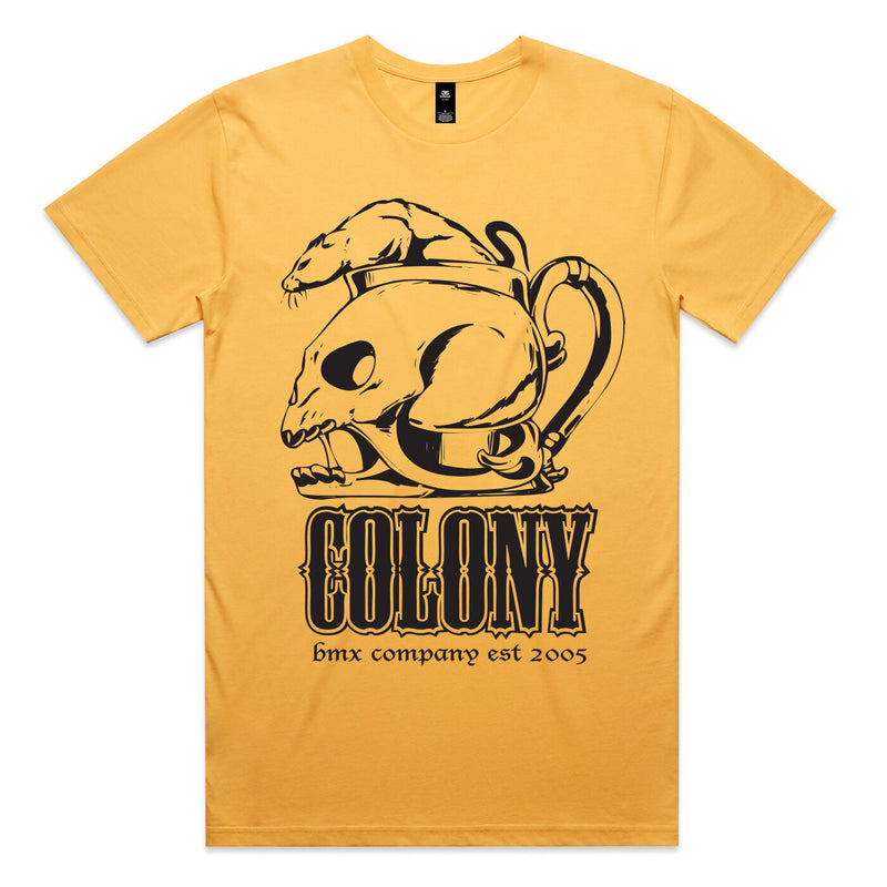 Colony BMX OG Rat T-Shirt Pale Blue Large - Pale Blue - Large